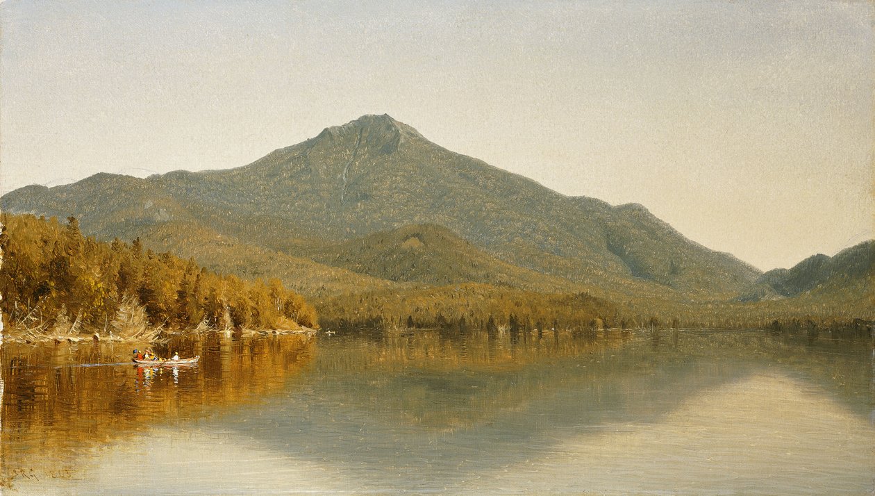 Góra Whiteface z Lake Placid, w Adirondacks, 1863 autorstwa Sanford Robinson Gifford