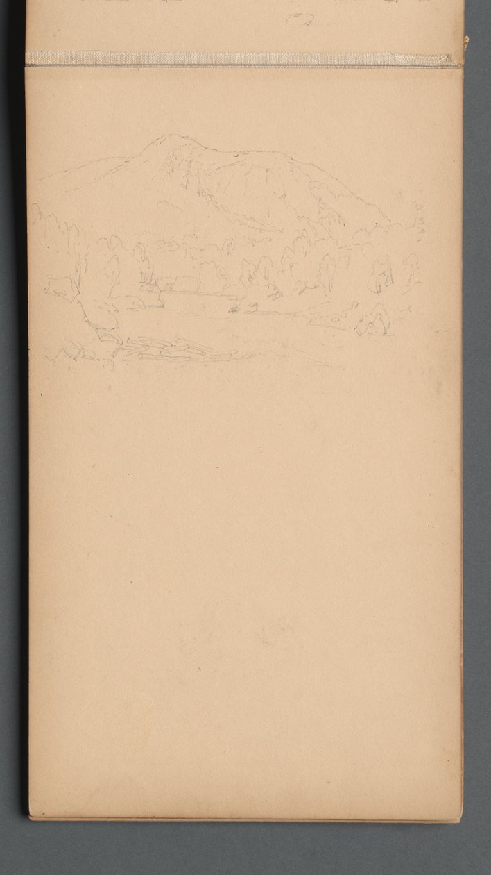 Skizzenbuch, Seite 08: Carter Mountain (?) autorstwa Sanford Robinson Gifford