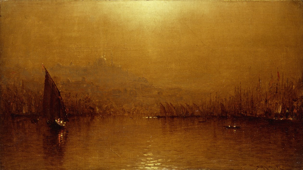 Złoty Róg, autorstwa Sanford Robinson Gifford