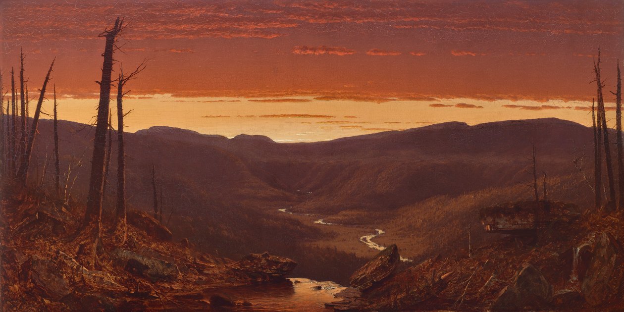 Zmierzch w Catskills autorstwa Sanford Robinson Gifford