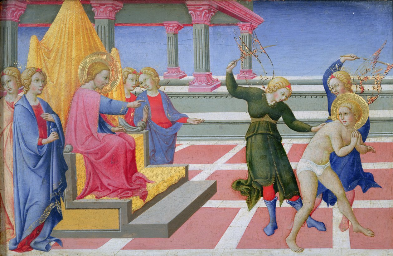Sen św. Hieronima, 1444 autorstwa Sano di Pietro