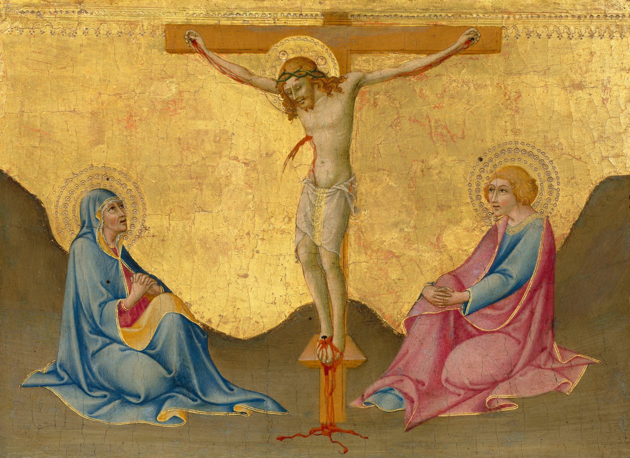 Ukrzyżowanie, c. 14451450. autorstwa Sano di Pietro