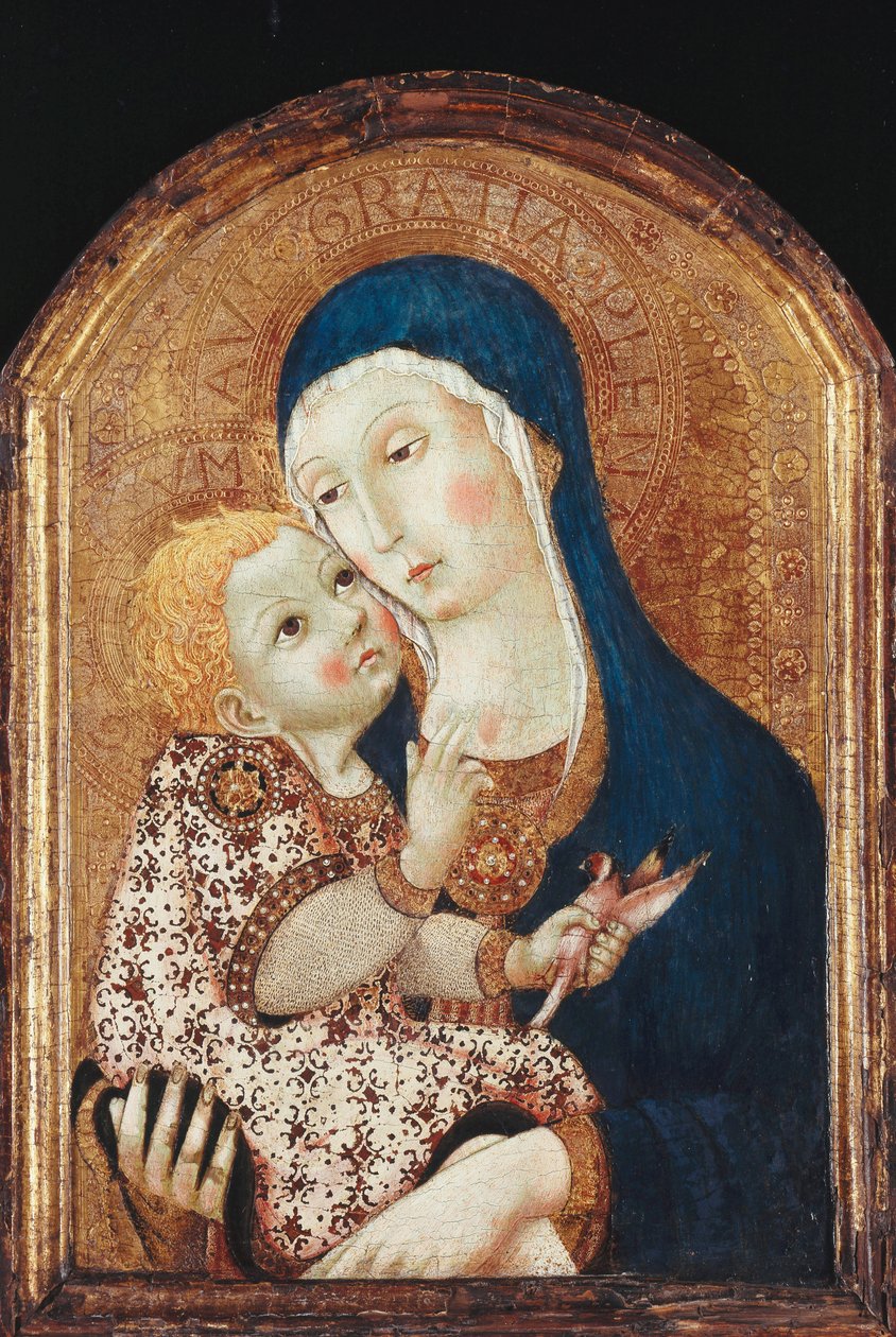 Madonna z Dzieciątkiem autorstwa Sano di Pietro