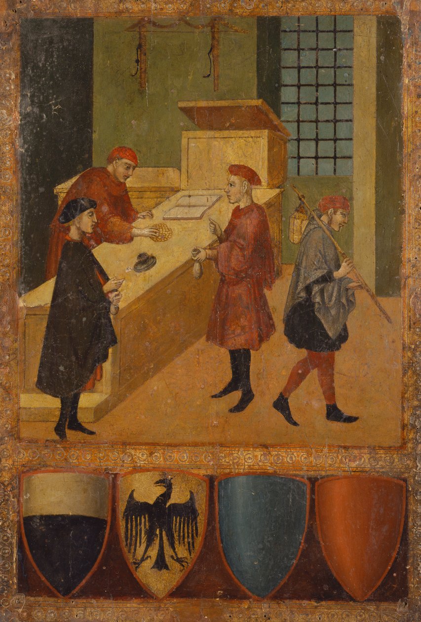 Wynagrodzenie pracowników Miasta autorstwa Sano di also Ansano di Pietro di Mencio Pietro
