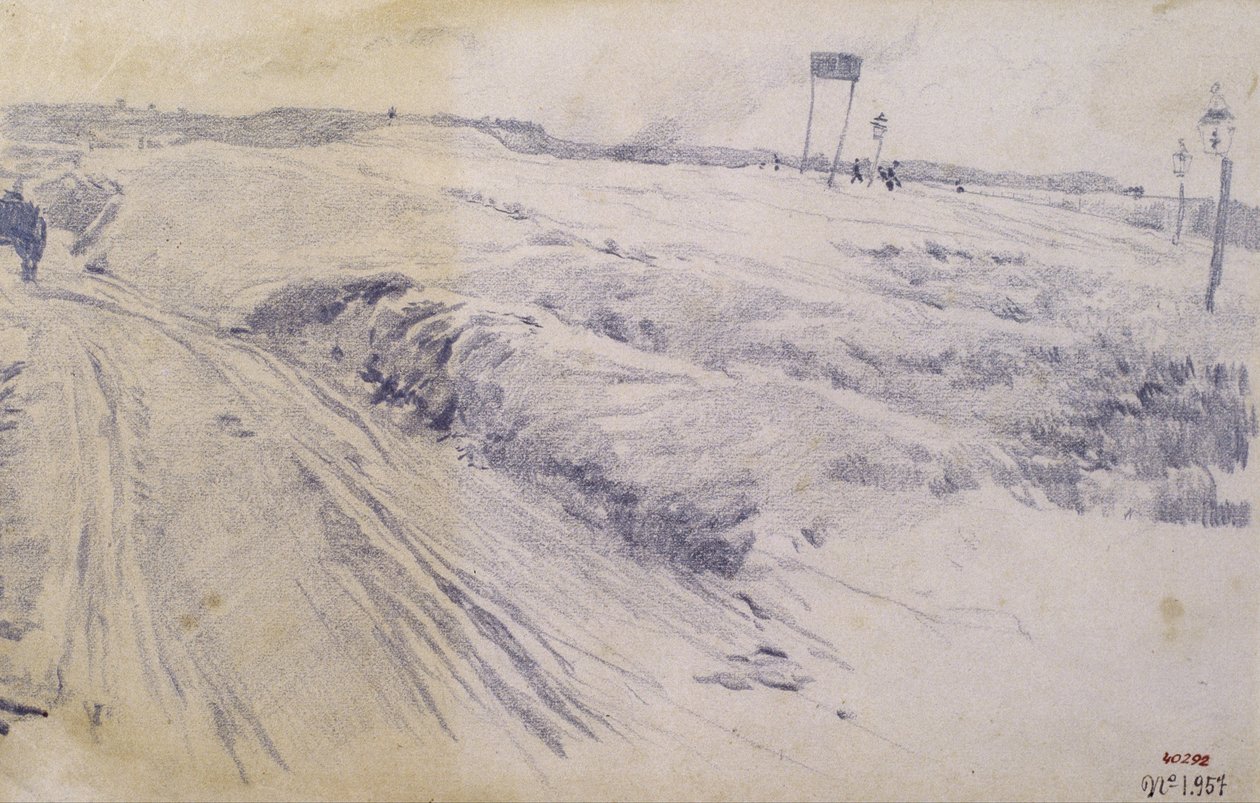 Krajobraz, obrzeża miasta autorstwa Santiago Rusiñol