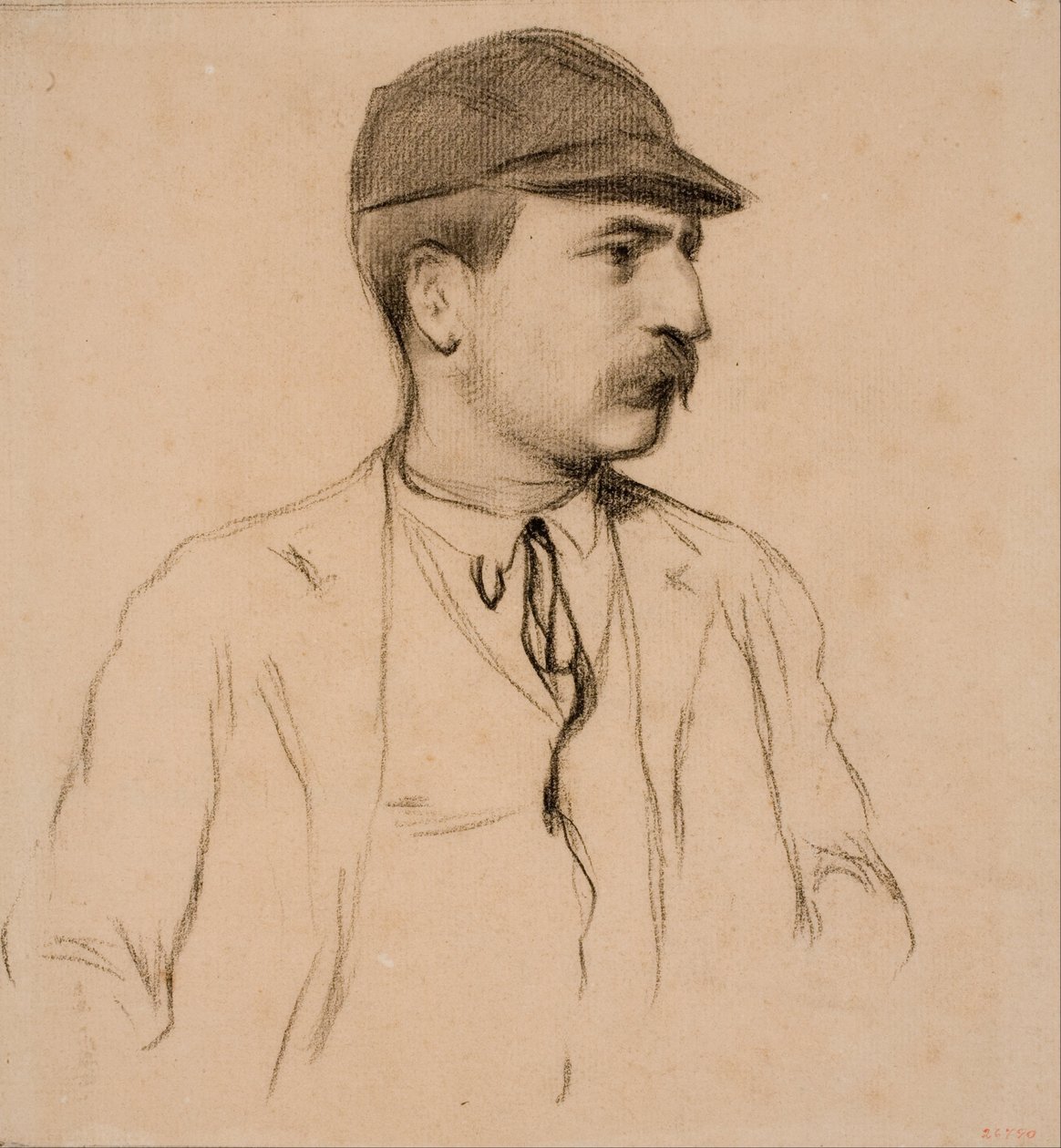 Portret Genisa Muntanera autorstwa Santiago Rusiñol