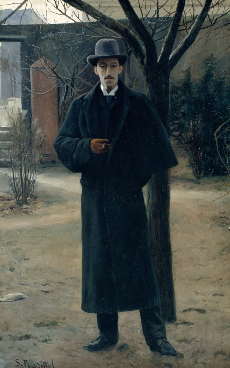 Portret Miquela Utrillo autorstwa Santiago Rusiñol