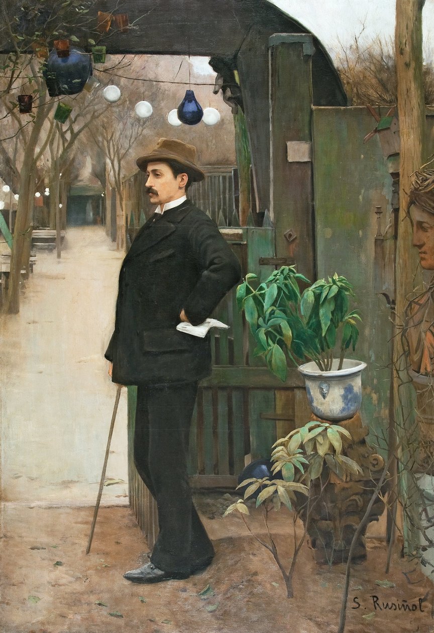 Portret Miquela Utrillo autorstwa Santiago Rusiñol