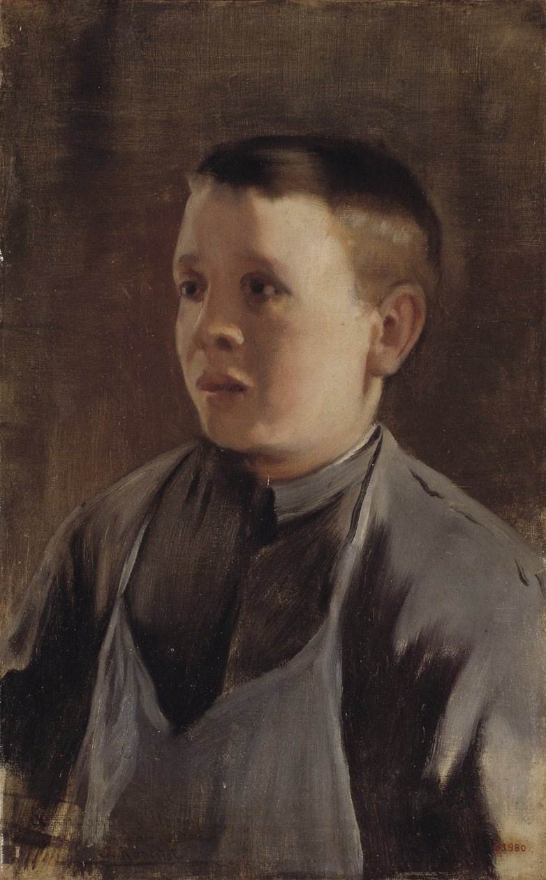Portret chłopca autorstwa Santiago Rusiñol