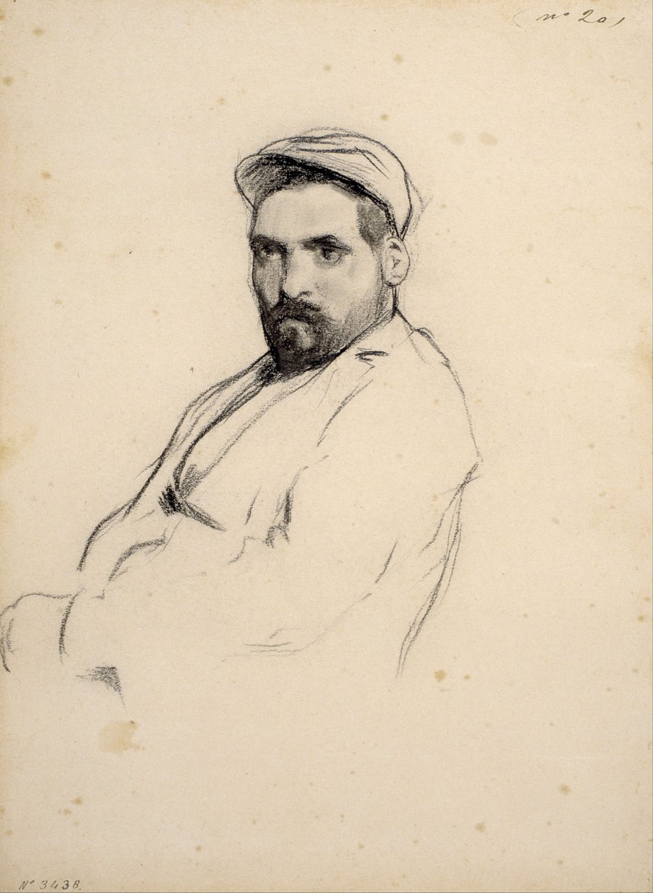 Portret mężczyzny autorstwa Santiago Rusiñol
