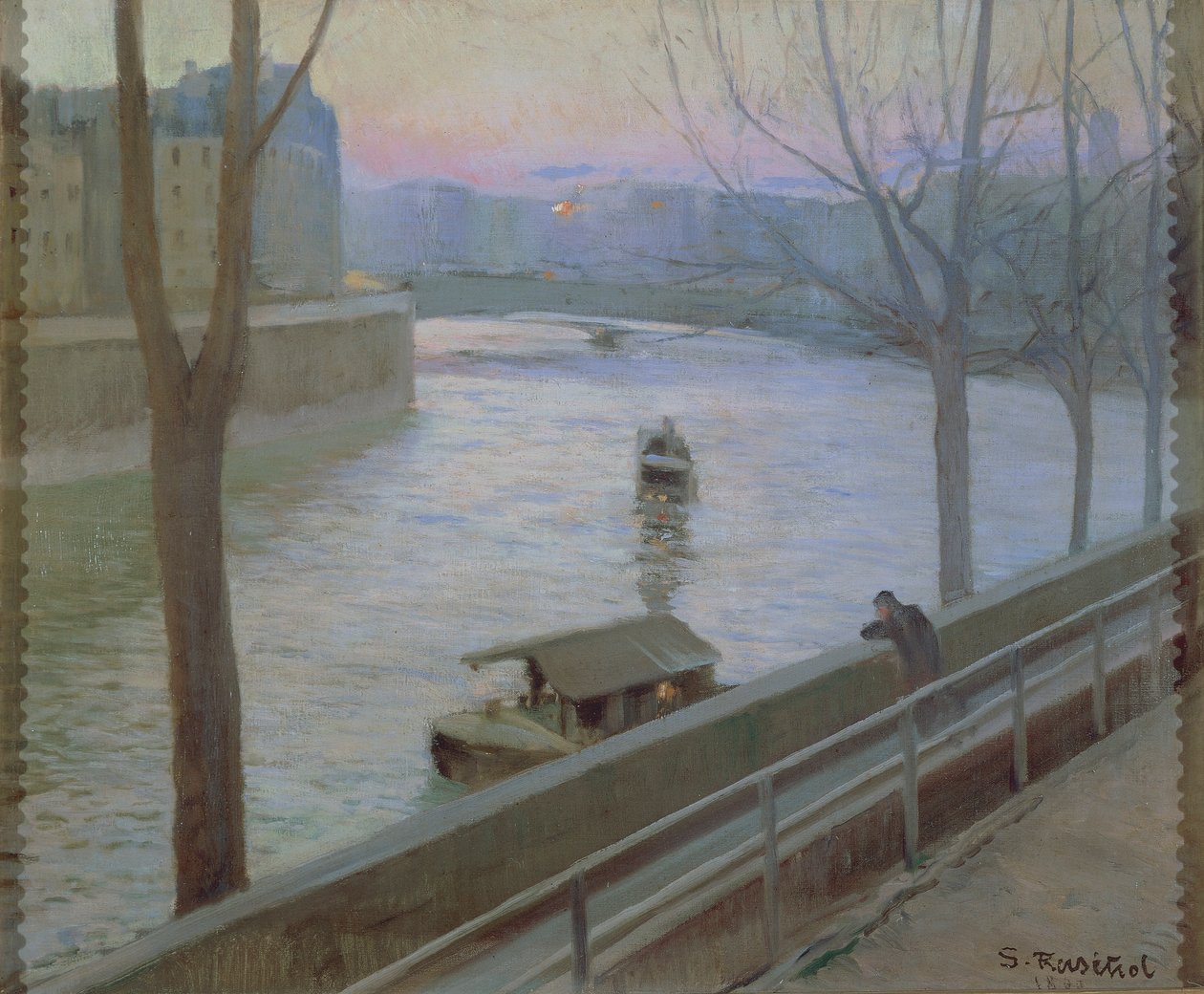 Wyspa św. Ludwika autorstwa Santiago Rusinol i Prats