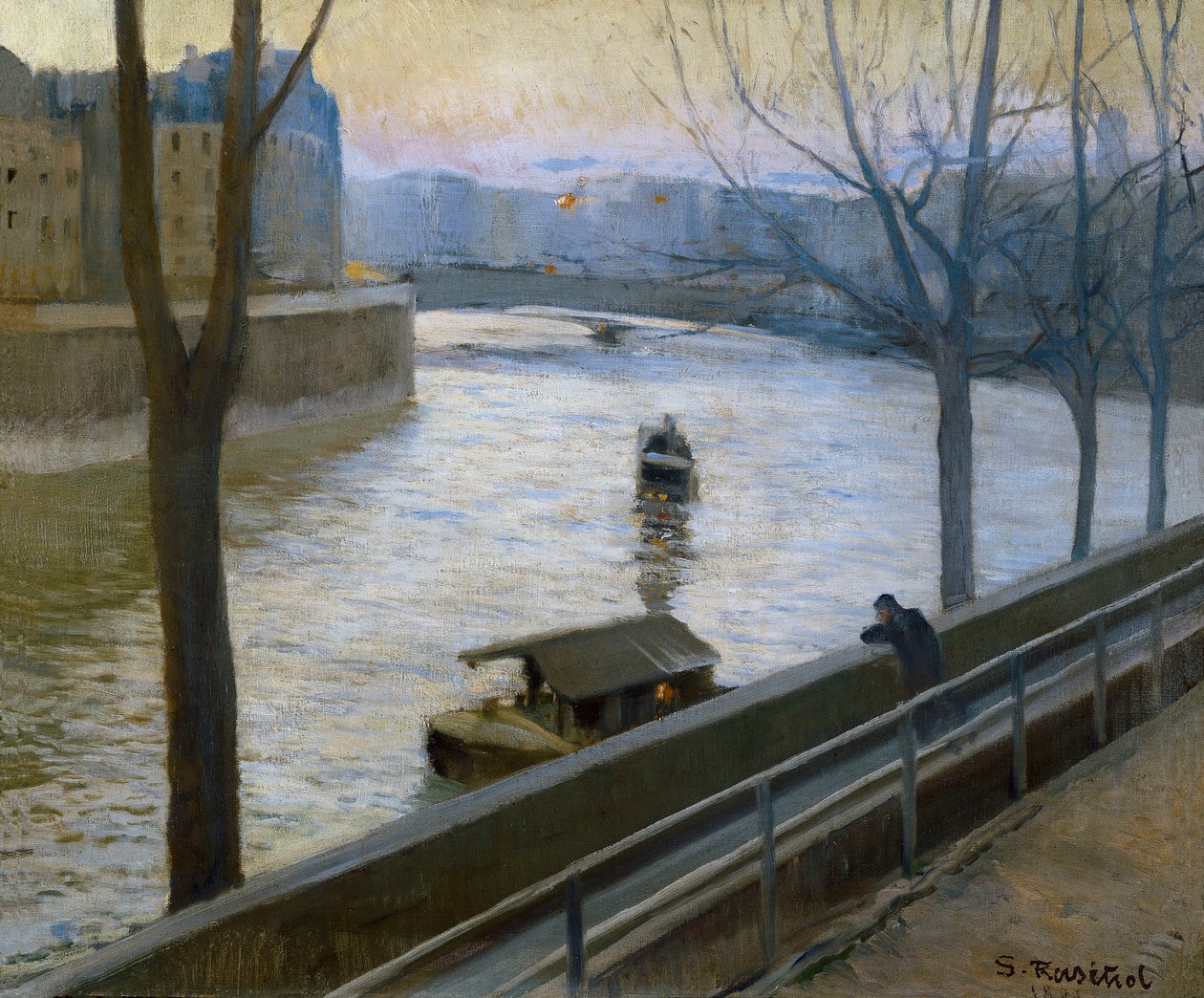 Wyspa św. Ludwika autorstwa Santiago Rusinol i Prats