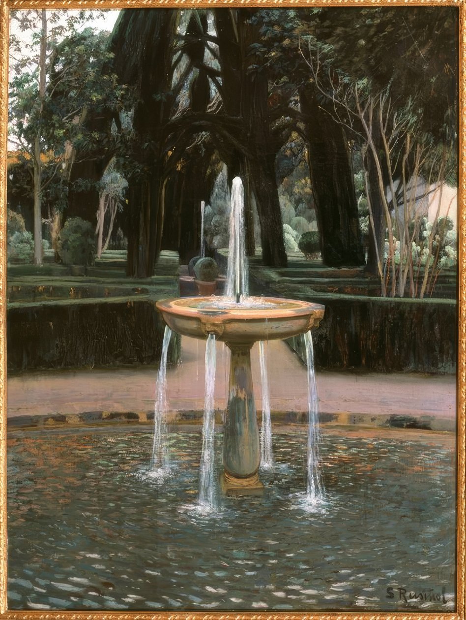 Brolladors del Generalife autorstwa Santiago Rusiñol