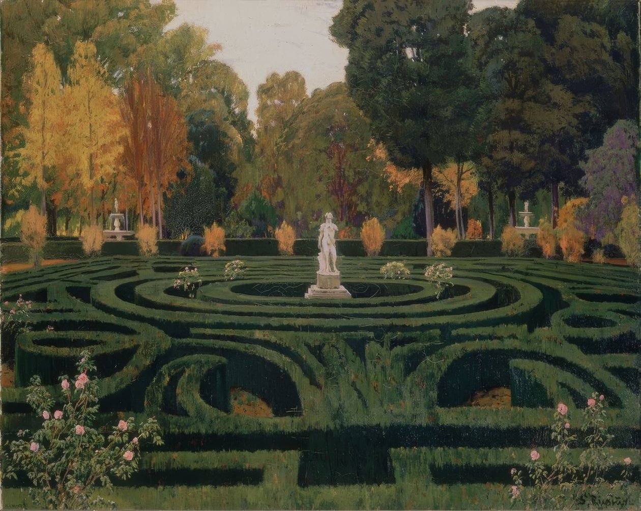 Stary faun autorstwa Santiago Rusiñol