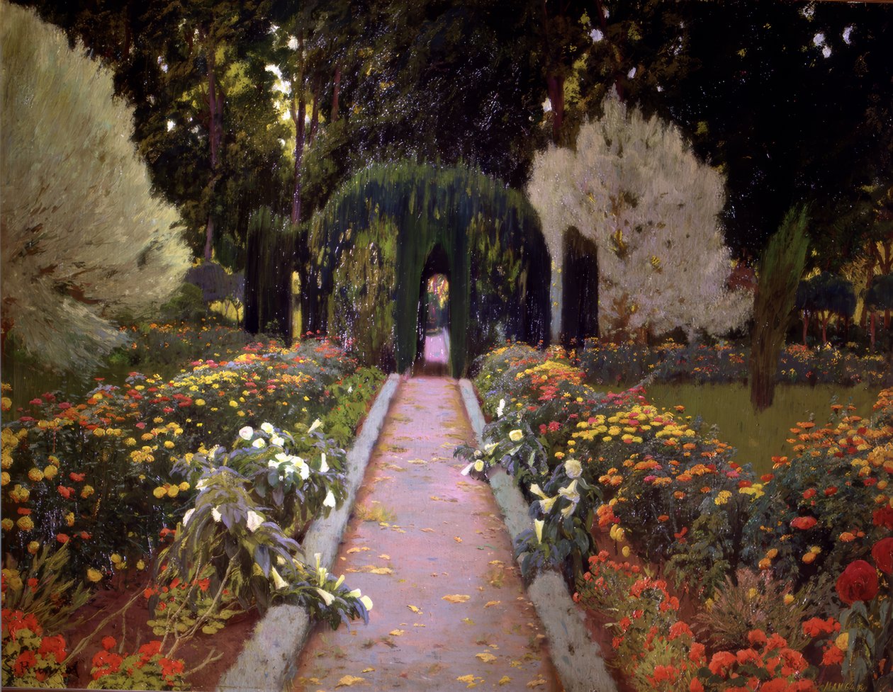 Ogrody Aranjuez (Arbour) autorstwa Santiago Rusiñol
