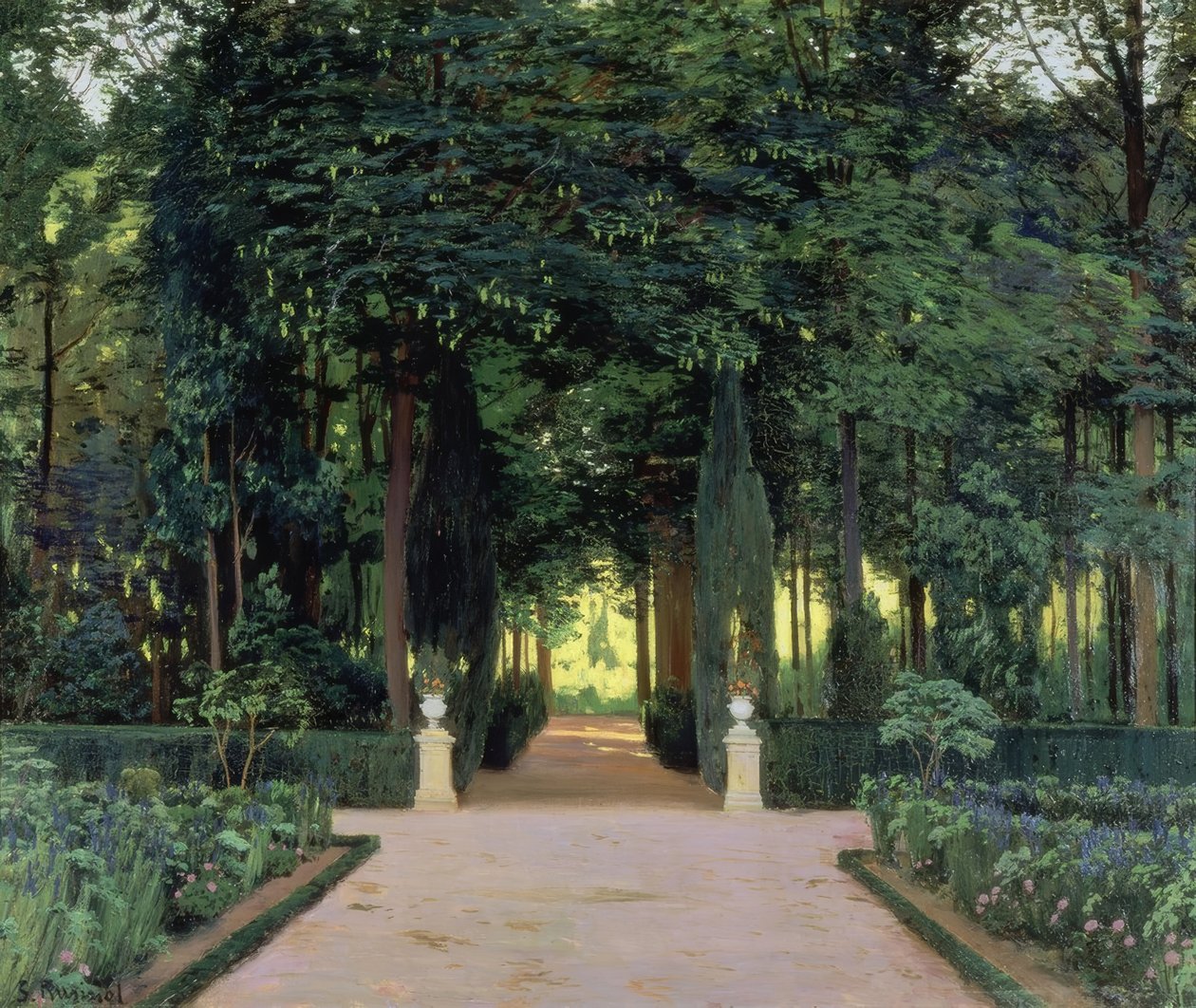 Ogrody Aranjuez autorstwa Santiago Rusiñol