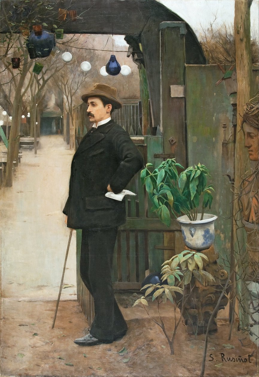 Portret Miquela Utrillo autorstwa Santiago Rusiñol