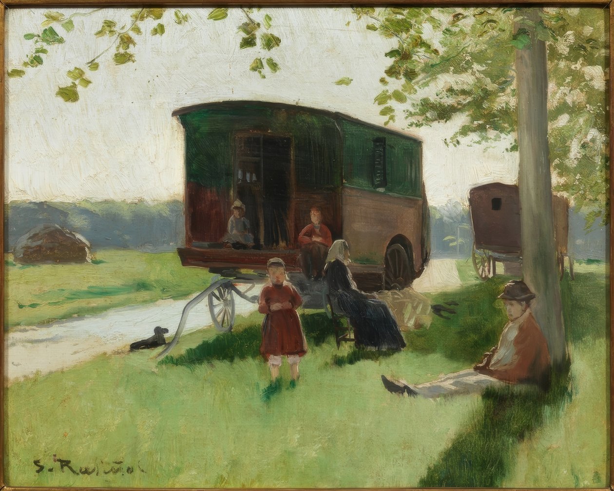 Wózki dla kierowców wiejskich autorstwa Santiago Rusiñol