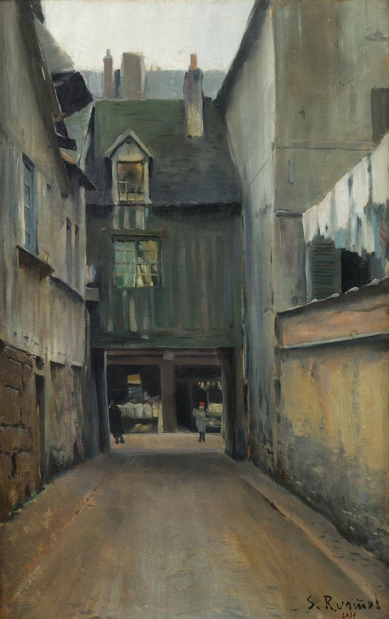 Carrer de Rouen autorstwa Santiago Rusinol i Prats