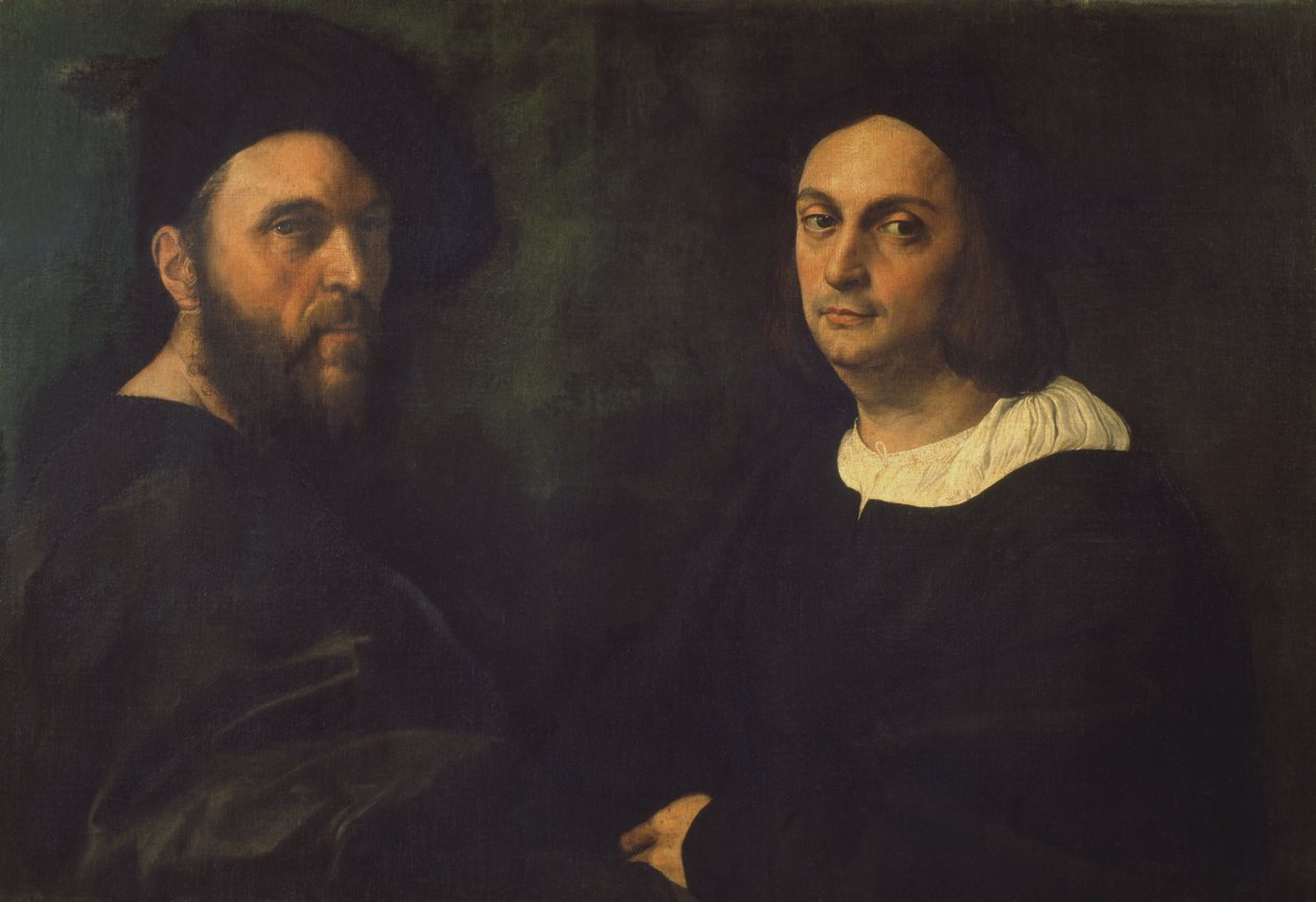 Portret podwójny, ok.1516 autorstwa Raffaello Sanzio Raphael