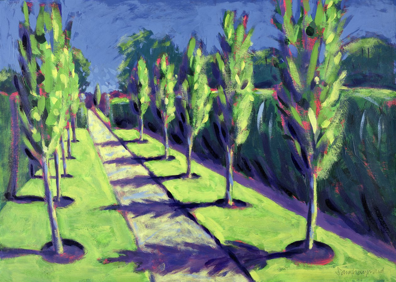 Avenue (akryl na karcie) autorstwa Sara Hayward