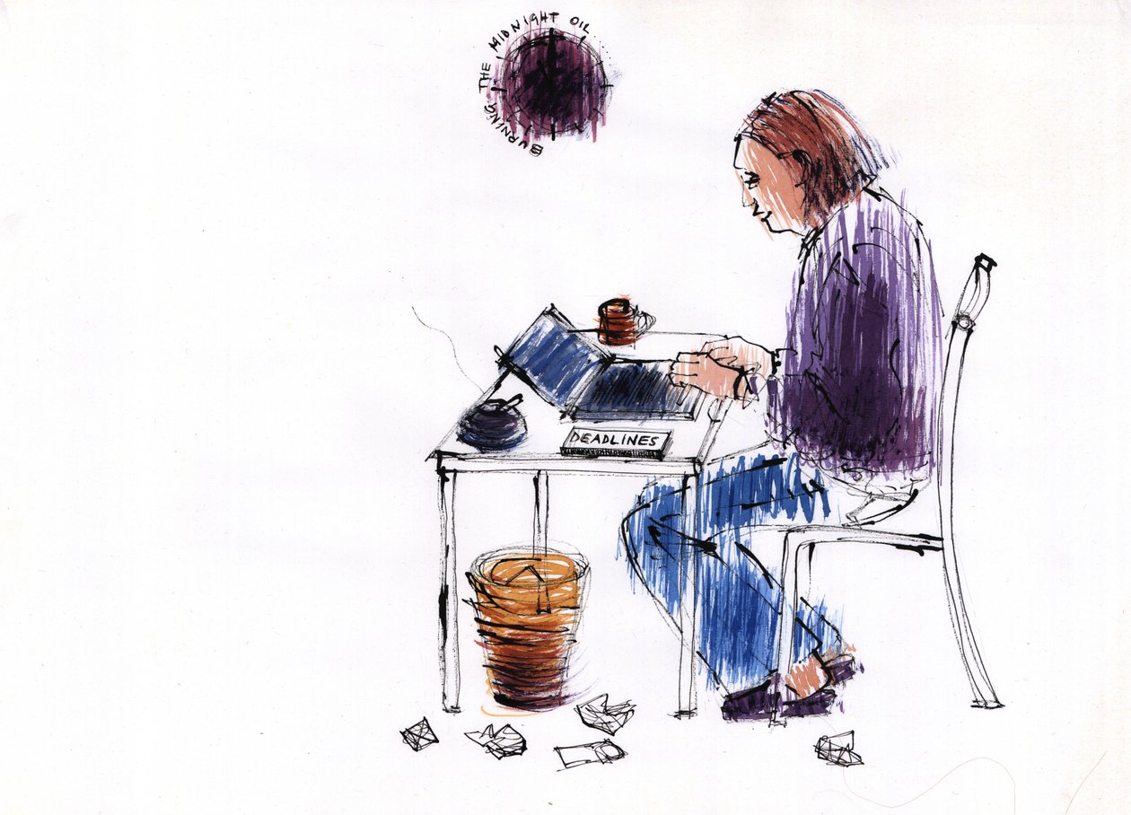 Burning the Midnight Oil, 2009 autorstwa Sara Hayward