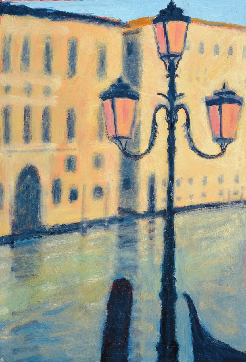 Rialto, Wenecja (olej na karcie) autorstwa Sara Hayward