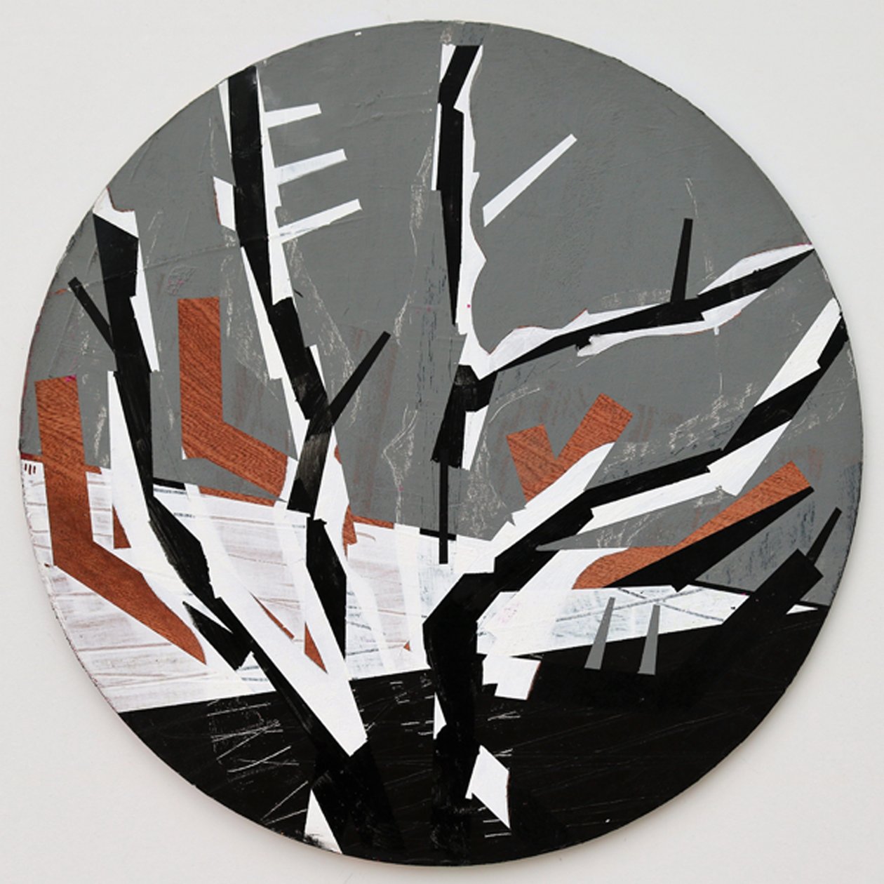 Twixt Heaven & Earth III-B (akryl na okrągłej tablicy) autorstwa Sara Hayward