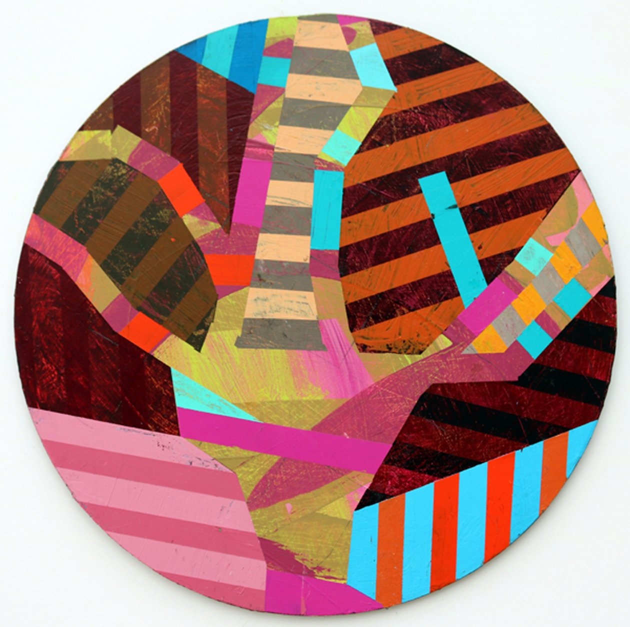 Twixt Heaven & Earth IV-A (akryl na okrągłej tablicy) autorstwa Sara Hayward