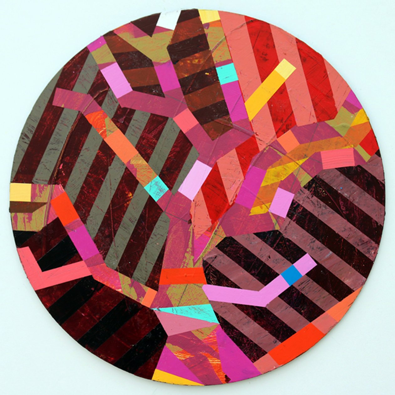 Twixt Heaven & Earth VII-A (akryl na okrągłej tablicy) autorstwa Sara Hayward