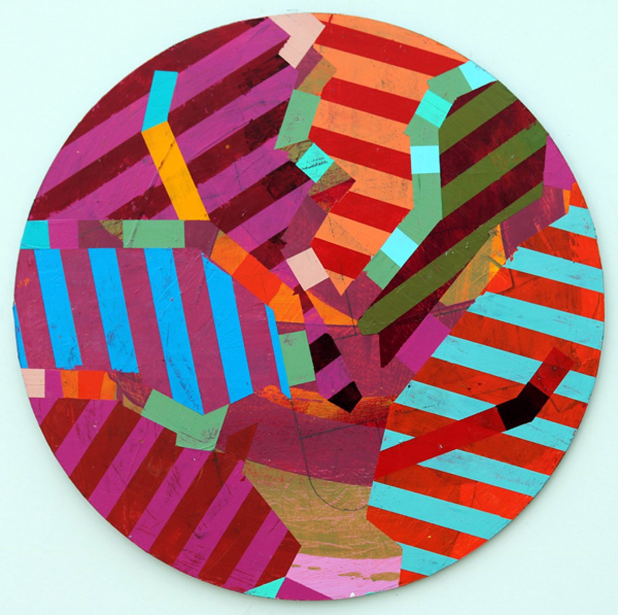 Twixt Heaven & Earth VIII-A (akryl na okrągłej tablicy) autorstwa Sara Hayward