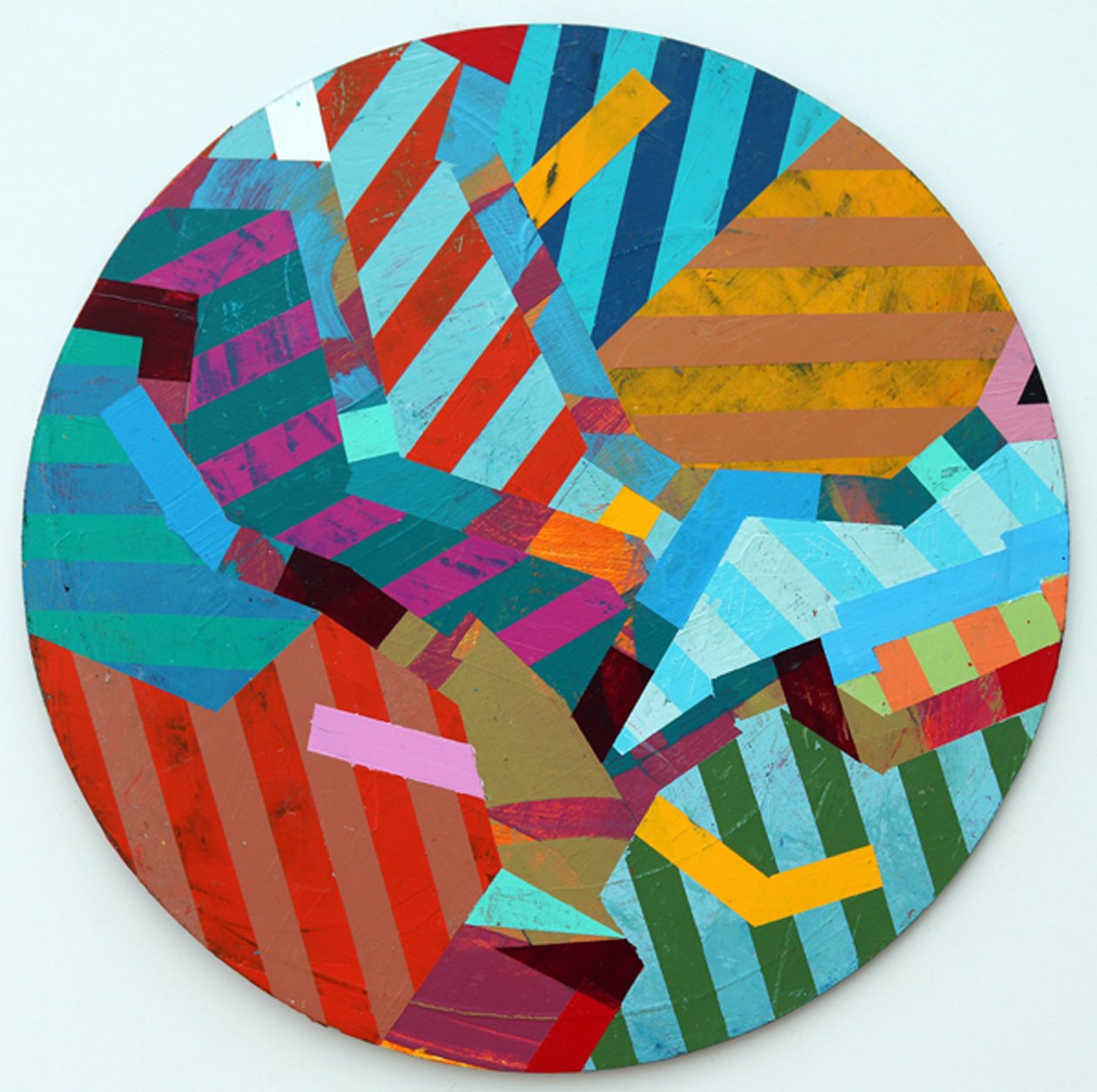 Twixt Heaven & Earth XVIII-A (akryl na okrągłej tablicy) autorstwa Sara Hayward