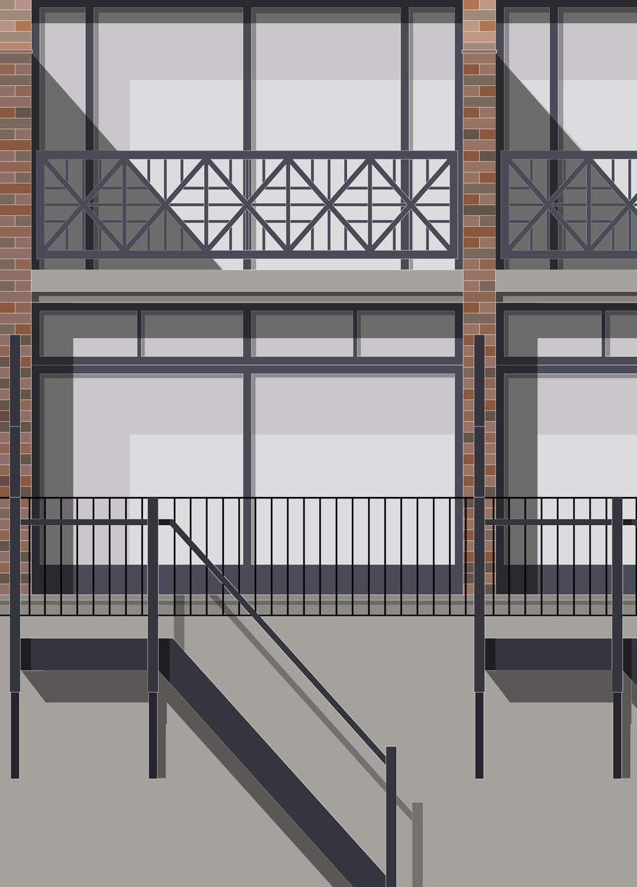 Mallard Place, 2018 (w wersji cyfrowej) autorstwa Sarah Evans