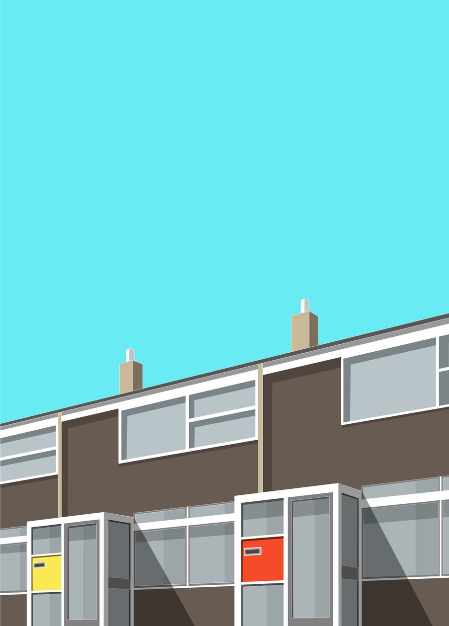 Span House, 2018 (w wersji cyfrowej) autorstwa Sarah Evans