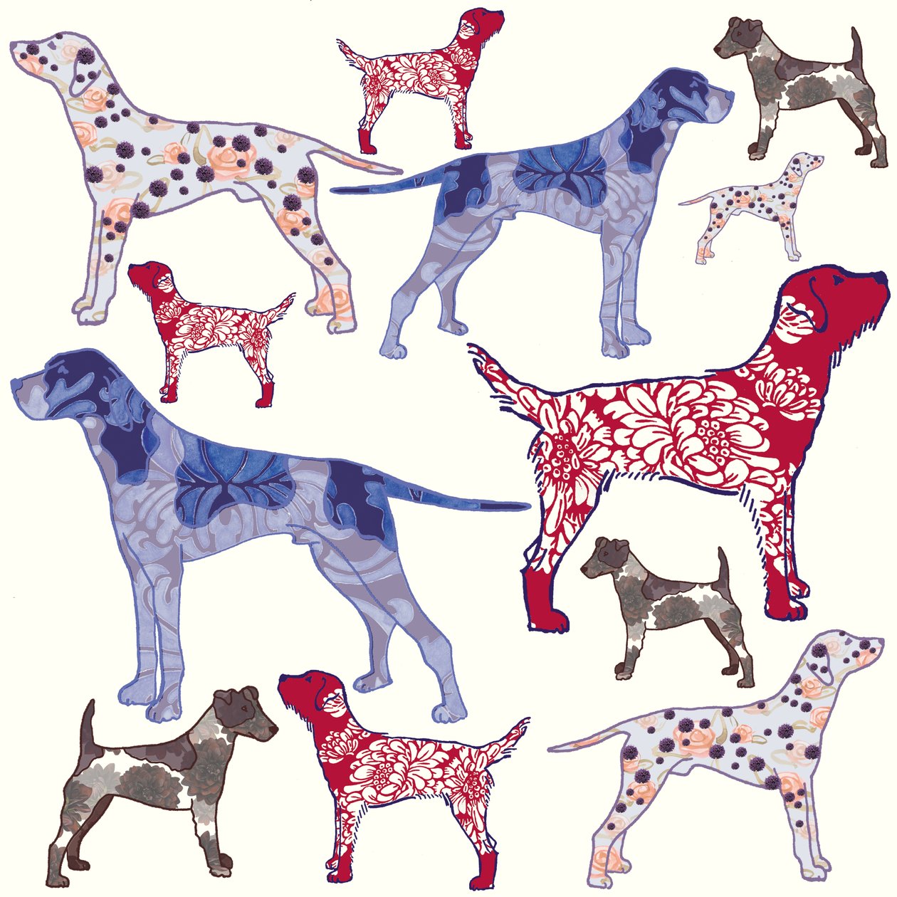 Topdogs, 2005 (cyfrowy) autorstwa Sarah Hough