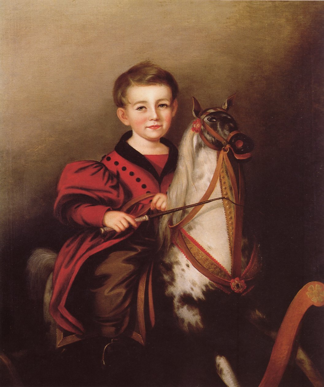 Charles Lavallen Jessop (Chłopiec na bujanym koniu) autorstwa Sarah Miriam Peale