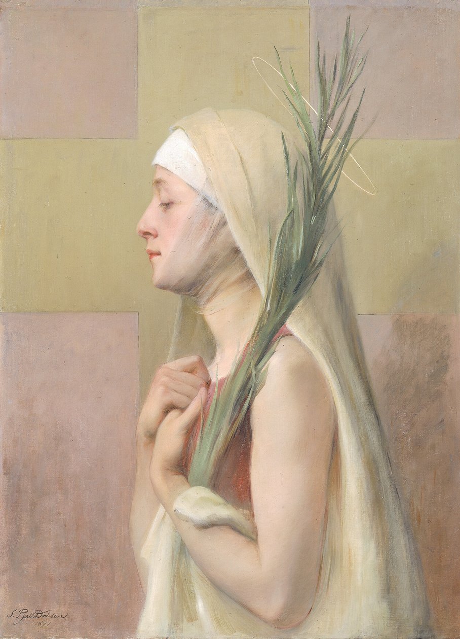 Une Martyre (Święta Thechla) autorstwa Sarah Paxton Ball Dodson
