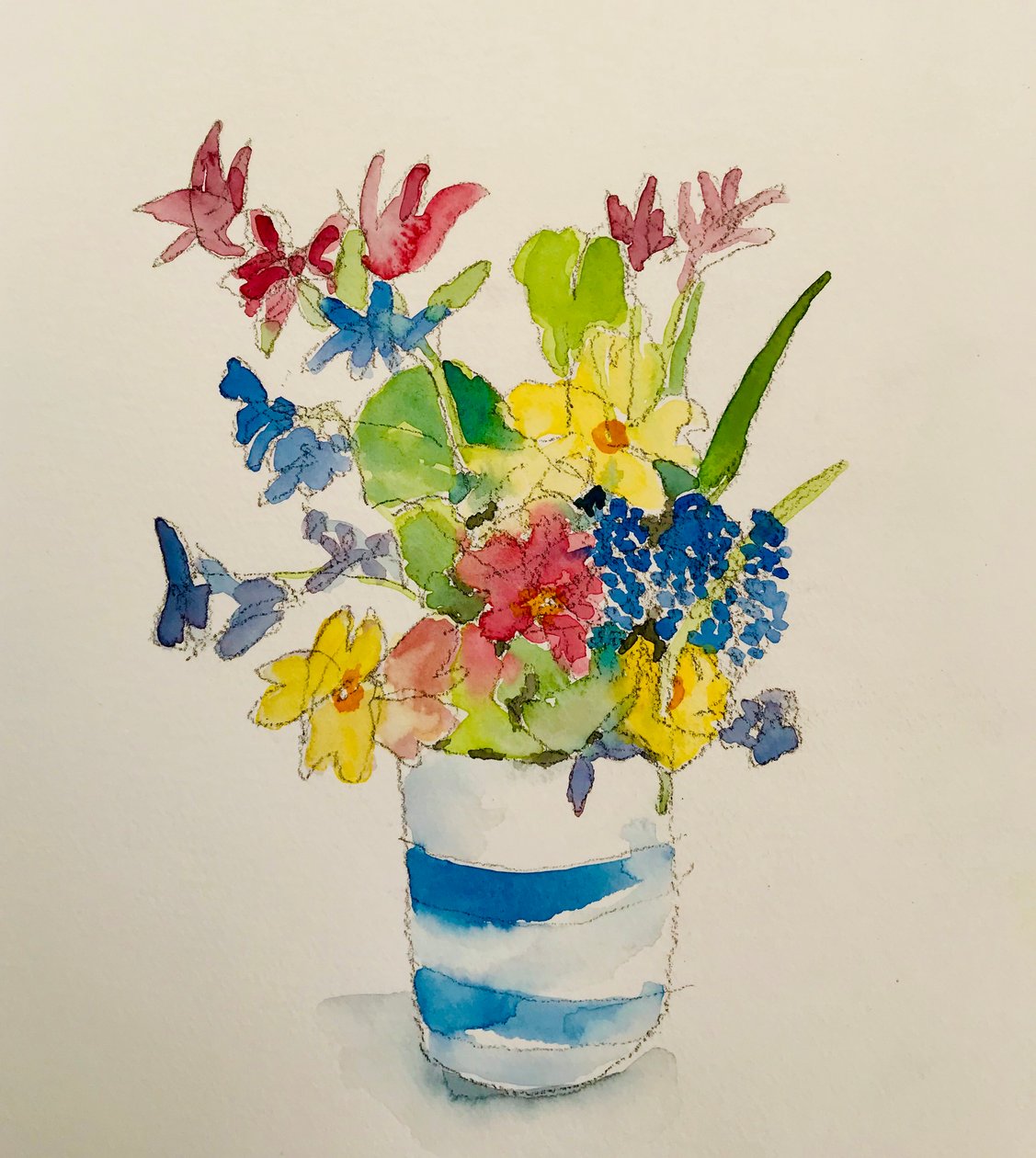 Wiosenne kwiaty II, 2020 autorstwa Sarah Thompson Engels