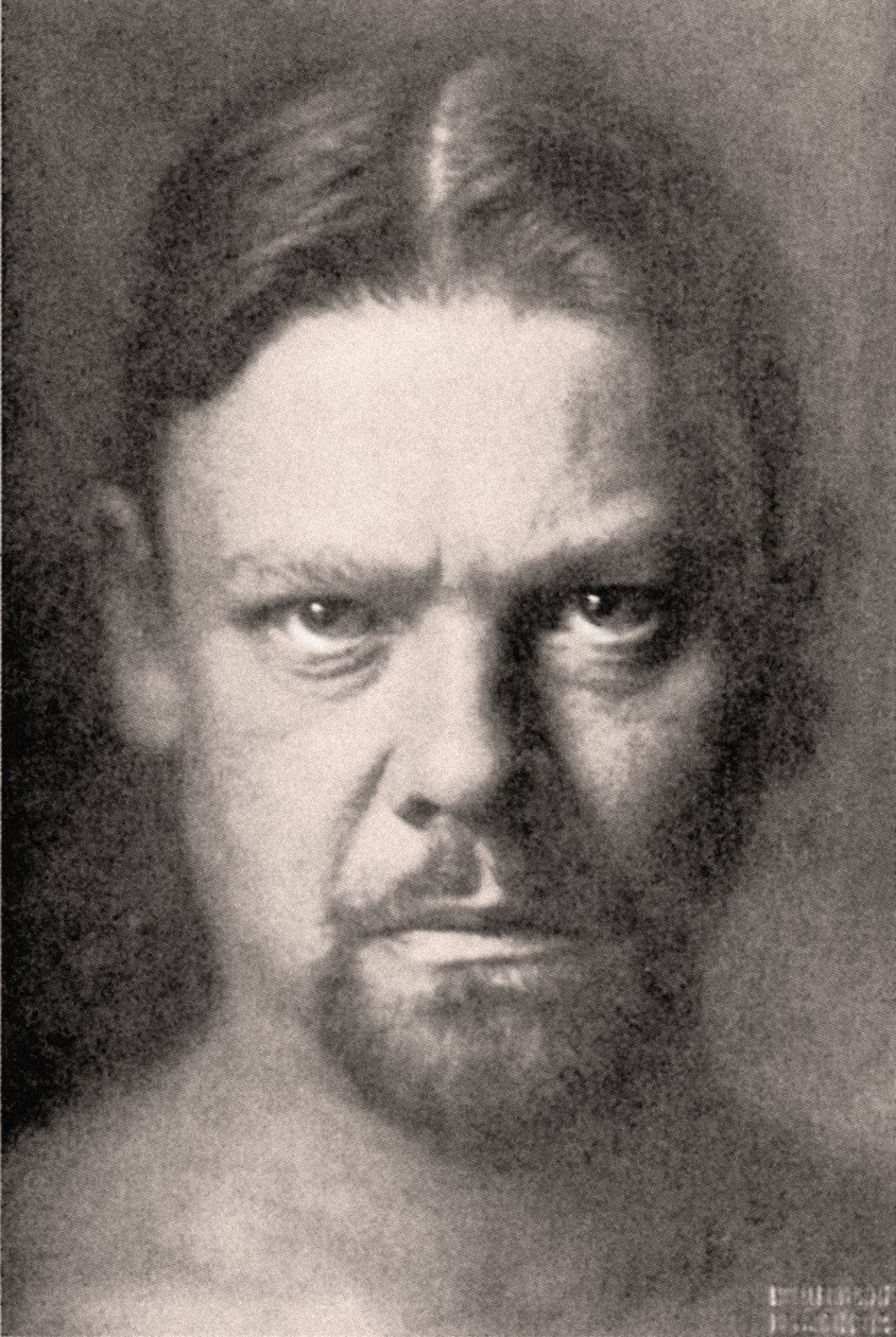 Autoportret Saschy Schneider 1904 (grafit na papierze) autorstwa Sascha Schneider