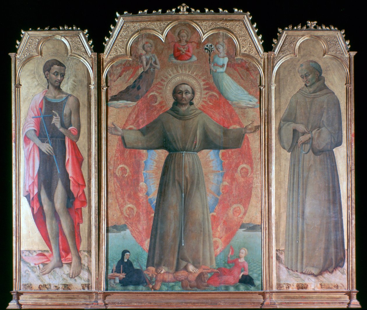 Ekstaza św. Franciszka, 1437-1444 autorstwa Sassetta