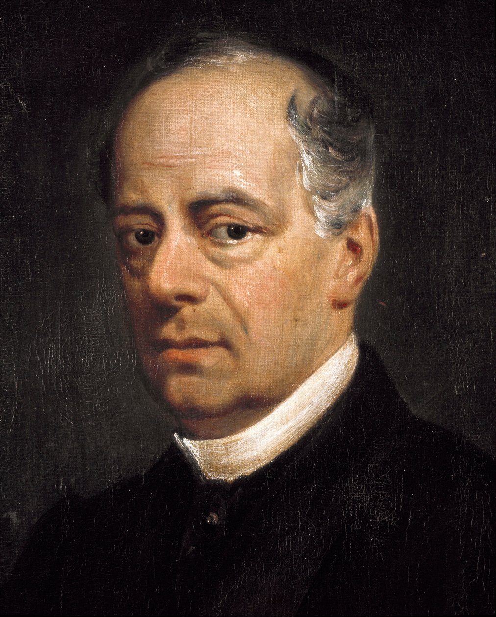 Risorgimento: „” Portret Carlo Poerio (1803-1867), włoski patriota ”” Szczegół. Obraz Francesco Saverio Altamura (1822-1897) Neapol, Muzeum Narodowe San Martino autorstwa Saverio Altamura