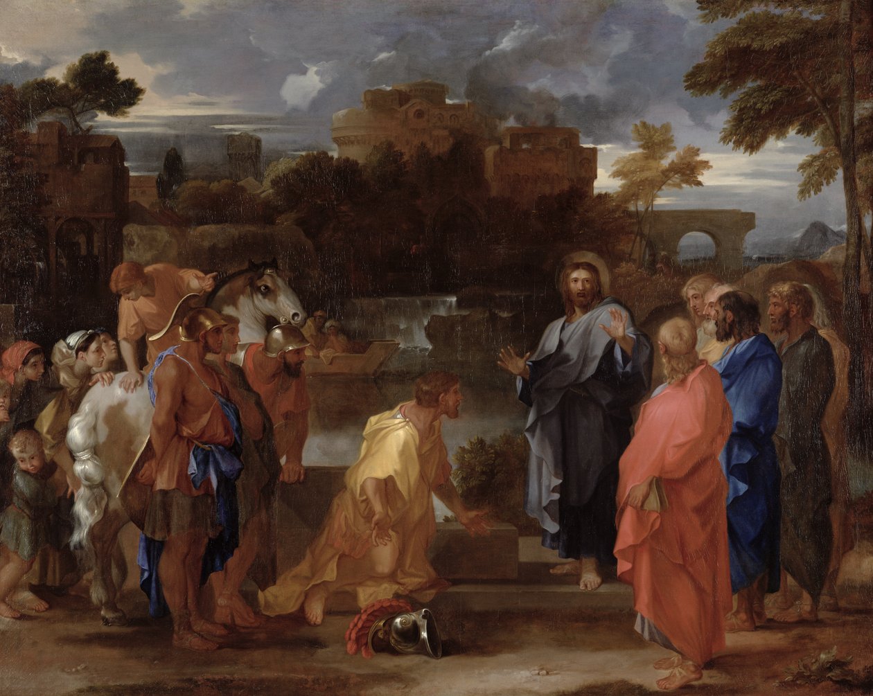 Chrystus i setnik autorstwa Sébastien Bourdon