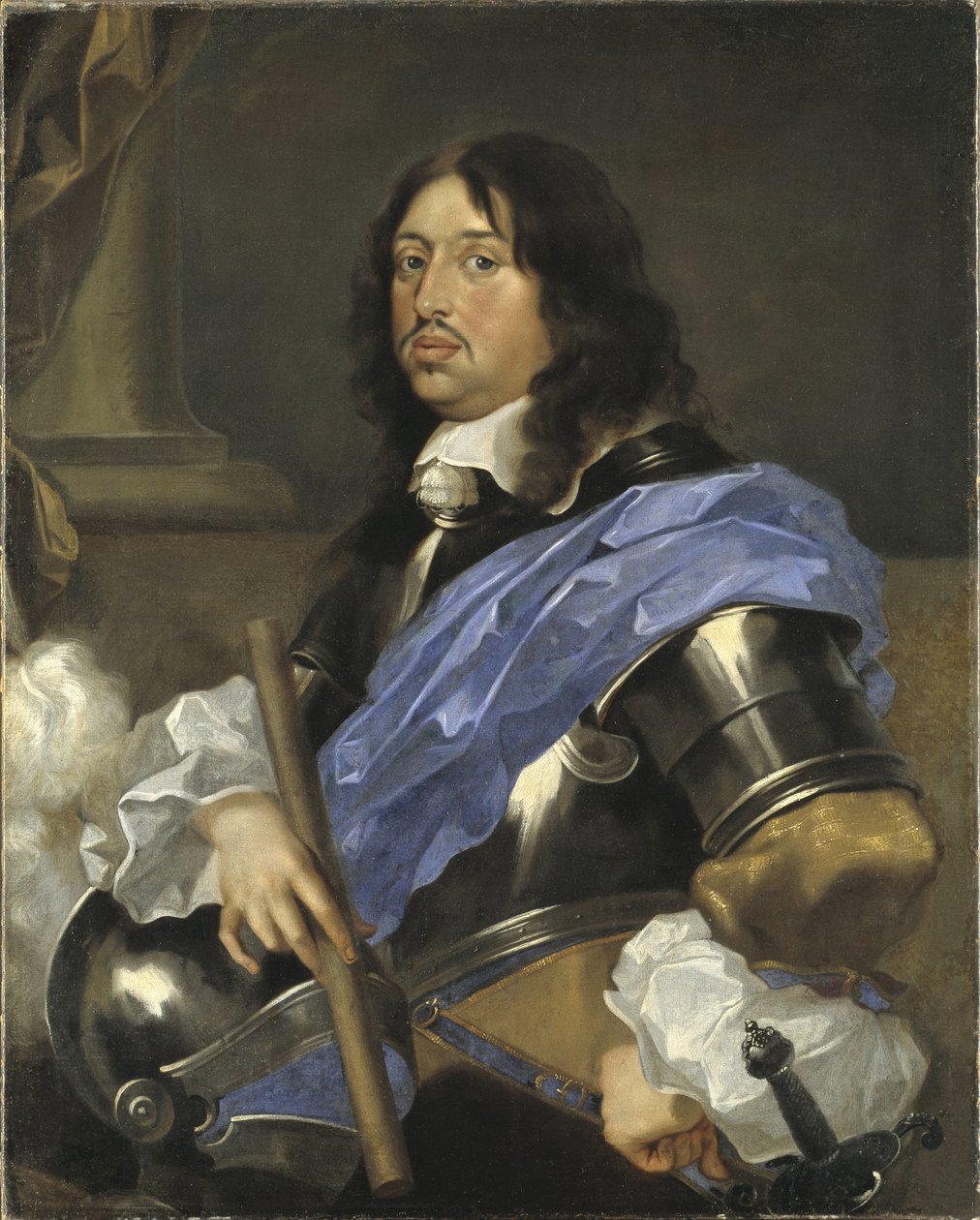 Charles X Gustave roi de Suede - Portret króla Szwecji Karola X Gustawa (1622-1660), autorstwa Bourdona, Sebastiena (1616-1671). Olej na płótnie. Wymiar : 102x82 cm. Muzeum Narodowe w Sztokholmie autorstwa Sébastien Bourdon