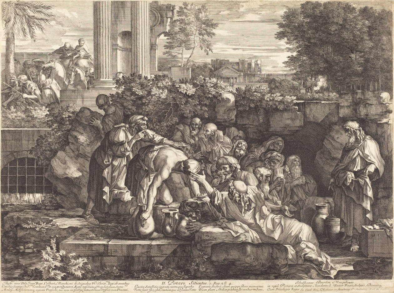 Spragniony picia autorstwa Sébastien Bourdon