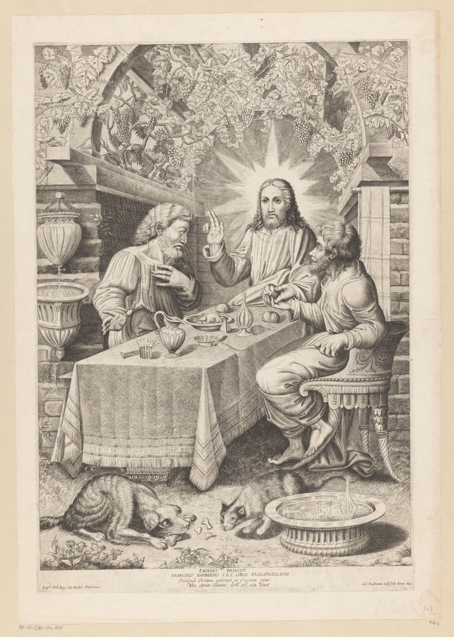 Posiłek w Emaus autorstwa Sébastien Vouillemont