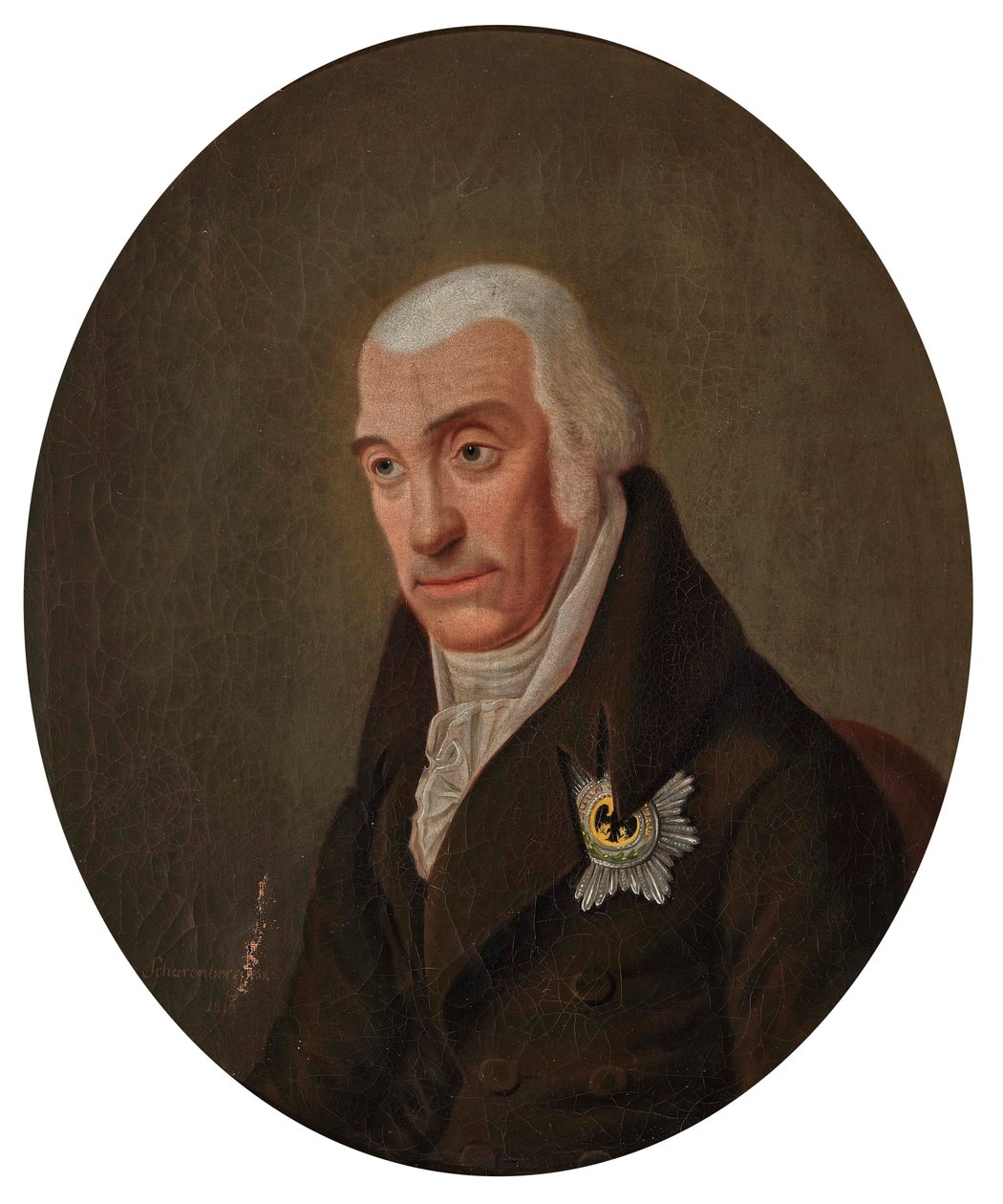 Portret Karola II Wielkiego Księcia Meklemburgii-Strelitz 1741-1816, 1816. autorstwa Scharenberg