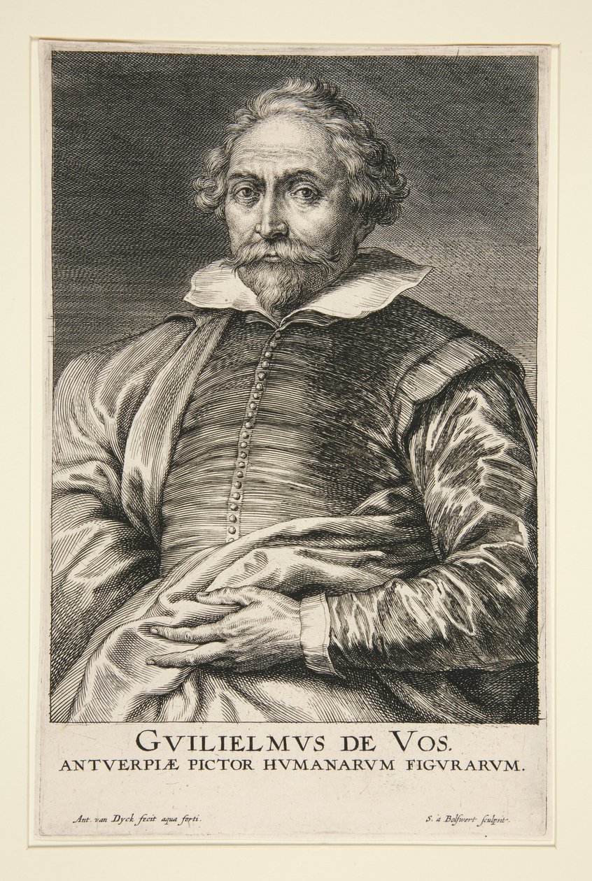 Portret Williama de Vosa autorstwa Schelte Adams Bolswert