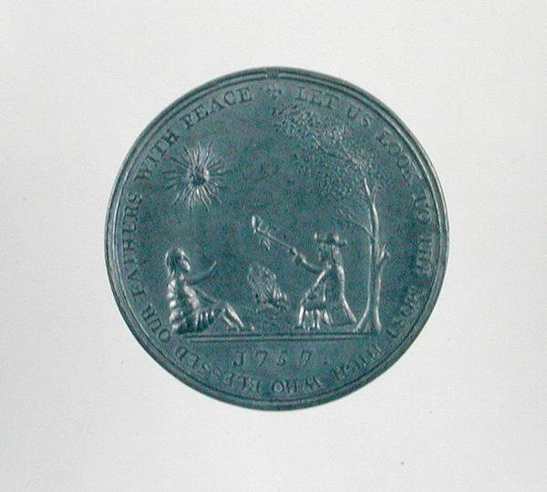 Indyjski medal pokoju (srebrny) autorstwa School American