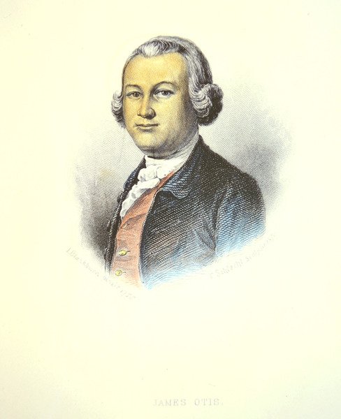 James Otis (kolorowy grawerunek) autorstwa School American