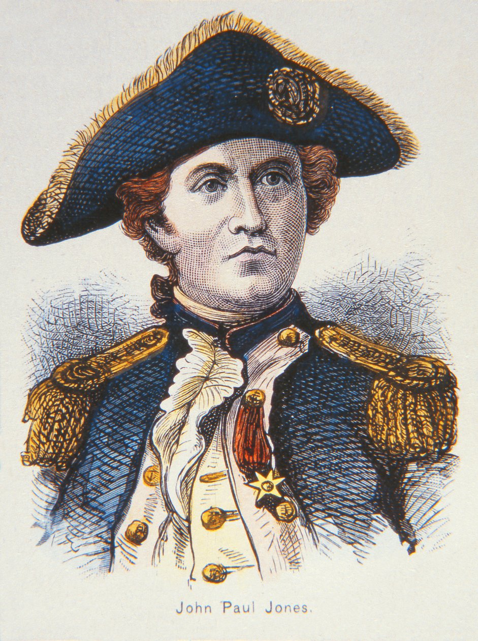 John Paul Jones (kolor lito) autorstwa School American